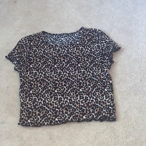 cheetah print top